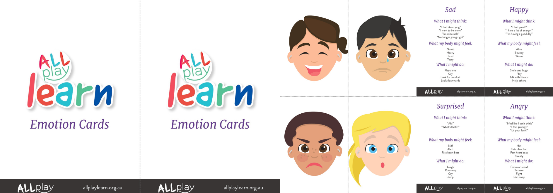 Emotion cards feature